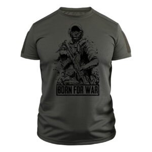 Тактична футболка CoolMax BORN FOR WAR олива