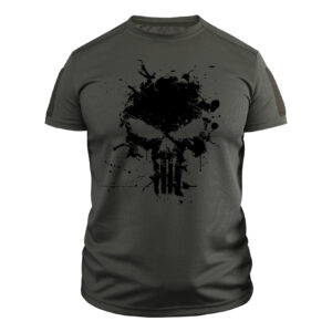 Тактична футболка CoolMax PUNISHER ЗСУ олива