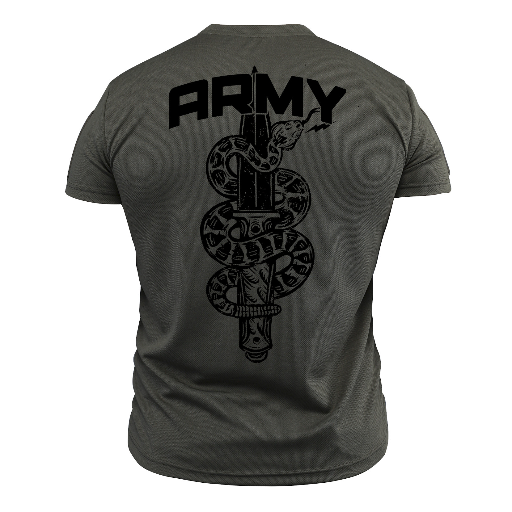 Тактична футболка CoolMax UA ARMY 2 олива - Зображення 2