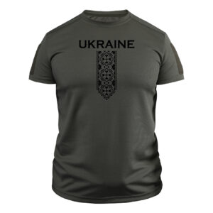 Тактична футболка CoolMax Вишиванка олива